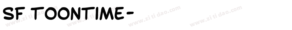 SF Toontime字体转换